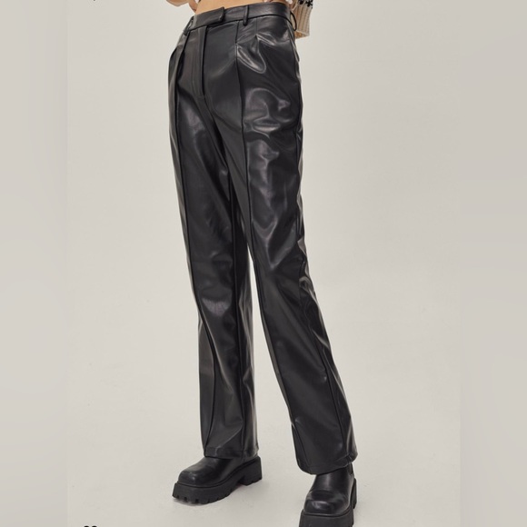 Nasty Gal Pants - Tall faux  Leather pants